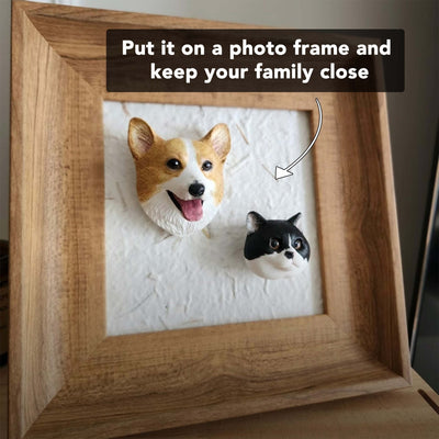 Custom-Engraved Magnetic Pet Figurine